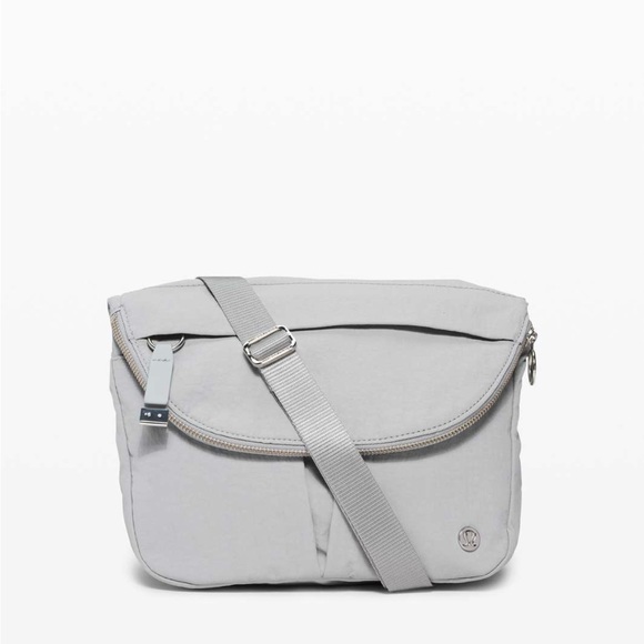 lululemon athletica Handbags - lululemon athletica Light Gray Crossbody Bag